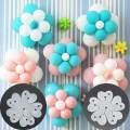6pcs Balloon Flower Clips -Original Packing Plastic Flower Balloon Clips Closures - Make Flower Design Balloon for Wedding Birthday Party Holiday Decoration. 
