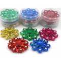 Fingertip Gyroscope Metal Fidget Spinner Big Size Metal Ball Stress Reducer Toy| 5 Side Star Shape Metal Hand Fidget Spinner| Fidget Spinners Cube. 