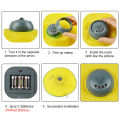 Electric Cat Toy Plate 4 Speeds Motion Undercover Mouse Fabric Moving Feather Automatic Interactive Pet Toy For Cat Kitty. 