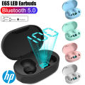 【COD+Original+Ready stock】HP E6S TWS Wireless Bluetooth Headset with Microphone Air Pro Earbuds Noise Canceling Headphone. 