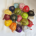 Fancy embroidered clutch/potli bag for wedding parties designer traditional potli gol bag with Handmade Gota work. 