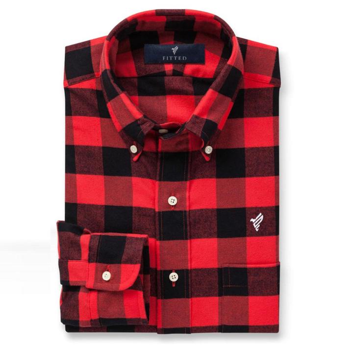 FITTED Buffalo Flannel Shirt (Slim Fit) - Shirt for Men