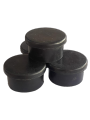 Pack Of 4 Pcs 2 Inch Rubber (Boot) End Caps Inner Round High Quality. 