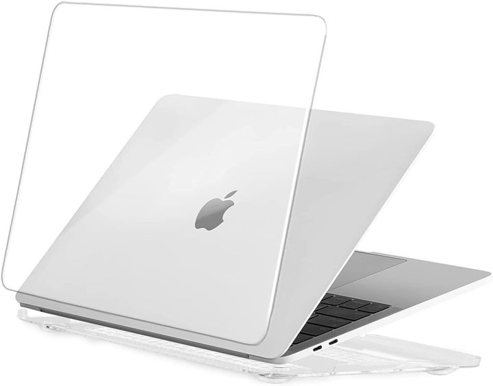 EooCoo Case Plastic Hard Shell Cover compatible for Macbook Pro 13 inch M2 M1 A2338 A2251 A2289 A2159 A1989 A1706 with Touch Bar, 2022-2017 Released, Smooth Shiny Surface, Crystal Clear