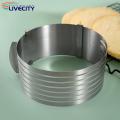 Cake Cutter Ring 7 Layer Adjustable Round Cake Cutter Ring. 