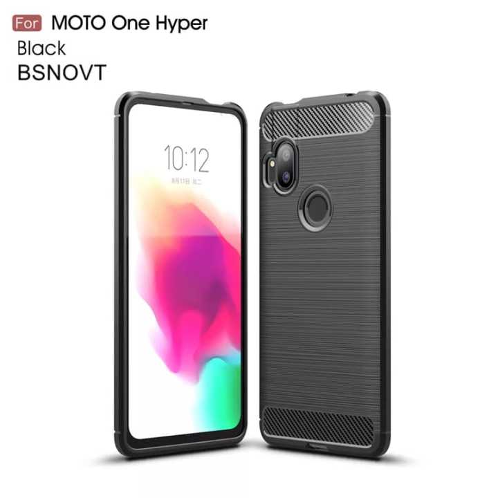 Motorola%20One%20Hyper%20Case%20Soft%20Silicon%20ShockProof%20Carbon%20Fiber%20Cover%20For%20Moto%20One%20Hyper%20-%20Image%202