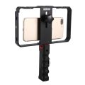 YELANGU Pro Smartphone Video Rig Filmmaking Case Phone Video Stabilizer Grip Mount for IPhone Xs Max XR X 8 Plus Samsung Huawei. 