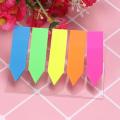 Pack of 200  Sticky Memo Flags   Bookmark Transparent Sticker ( 20 Sheets x 5 Colors EACH Pack ). 