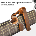 1Set Guitar Capo Guitar Tuner for Ukulele Violin Acoustic Guitar with Picks and Pick Holder. 