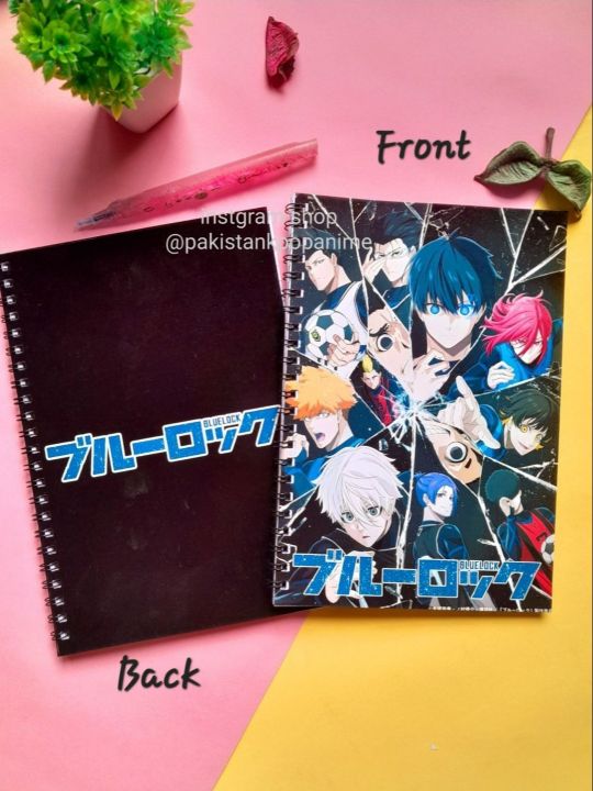 Anime Blue Lock Notebook Yoishi Isagi Spiral Notebook