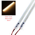 AC220V LED Bar Light High Brightness 2835 LED Clip 30cm 40cm 72LEDs Rigid Strip Nicle. 