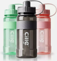 Cille 2000ml Motivational Water Bottle With Double Straw, 2L Drinking Water Bottle With Double Mouth For Girls And Gym With Handle, Portable Water Bottle For School, Outdoor Sports, BPA Free Grade Plastic Leak Proof Travel Water Bottles. 