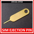 Pin Eject Sim Card Tray Open Pin Needle Key Tool for Smart Phone and Tablet. 