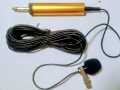 Lavalier Microphone, Lapel Condenser Collar mic with , 1.5 volte cell adapter Suited for , SLR Camera, , Tablet, Computer PC and Mosque. 