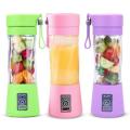 Mini Portable Usb Rechargeable Juicer Blender Mixer 6 Blades 380ml -Electric Blender Single Serve Mini Food Grade Water Bottle Portable Juicer Cup Smoothie Maker and Multipurpose Uses. 