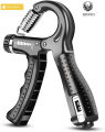 Histro Automatic Counting Hand Gripper Adjustable Resistance Automatic Counting Non-Slip Hand Grip Strength Trainer Fingers Wrist Forearm Exerciser Workout Gear Home Gym Exercise Equipment   Hand Gripper 5-60KG  Automatic  Non-Slip hand strengthen. 