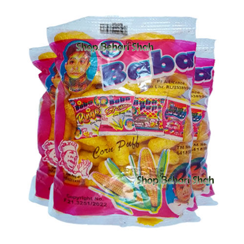 BABA Snacks Real Corn Puffs 12pcs
