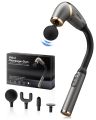 Massage Gun Electric 5 in 1 Double-Headed Electric Massager Gun Full Body Massager Equipment Set for Deep Tissue Percussion & Full Body Relaxation Handheld Back Massager Gun. 