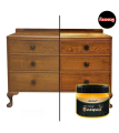 [PACK OF 2 ] Beeswax Furniture Polish 85g ,Wood Seasoning Beeswax | Natural Wood Wax Traditional Beeswax Polish for Wood & Furniture | Beeswax Wood Polish and Cleaner for Furniture Care | 2pcs beeswax 85g. 