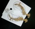 Fancy Stylish Full Ear Design Fashion Jewelry Earrings For Girls & Women - Trendy Cuff Earrings/Cuff Earrings With Crystal - Full Ear Earrings - Full Earrings Jhumka- Ear Cuff. 