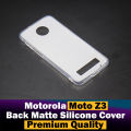 Motorola Moto Z3 Back Cover Matte Style Sides Transparent Silicone Case For Moto Z3. 