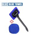 Car Window Cleaner Brush Kit Windshield Cleaning Wash Tool Inside Interior Auto Glass Wiper With Long Handle Car Accessories. 