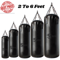Premium Boxing Punching Bag (Unfilled) with Hanging chain in Premium Quality ( 2 to 6 feet ). 