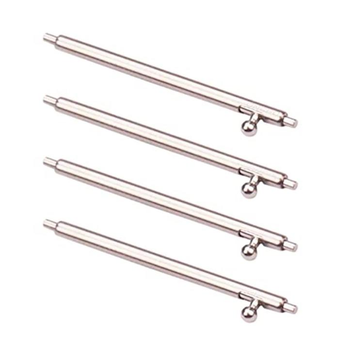 4pcs  20mm, 22mm, Stainless Steel 1.5mm Diameter Quick Release Spring Bars Smart Pins Smart Watch Pins Watch Band Pins