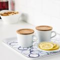 IKEA Coaster Wooden Coaster Round Coaster Tea Coaster Pack of 2. 