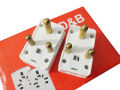 15AMP Multi Plug Adapter with Fuse for Power Plug | M Type Power Socket. 