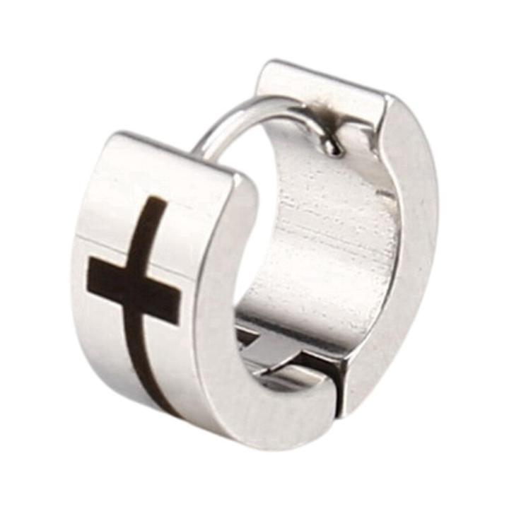 Anime Tokyo Revengers Earrings Takashi Mitsuya Cartoon Character Stainless Steel Hoop Earrings Jewelry Cosplay Props For Fans