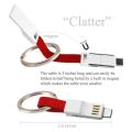 Micro Usb Lightning Cable 3 In 1 Lightning Micro Type C Portable Short Fast Charging Cord Magnetic Less. 