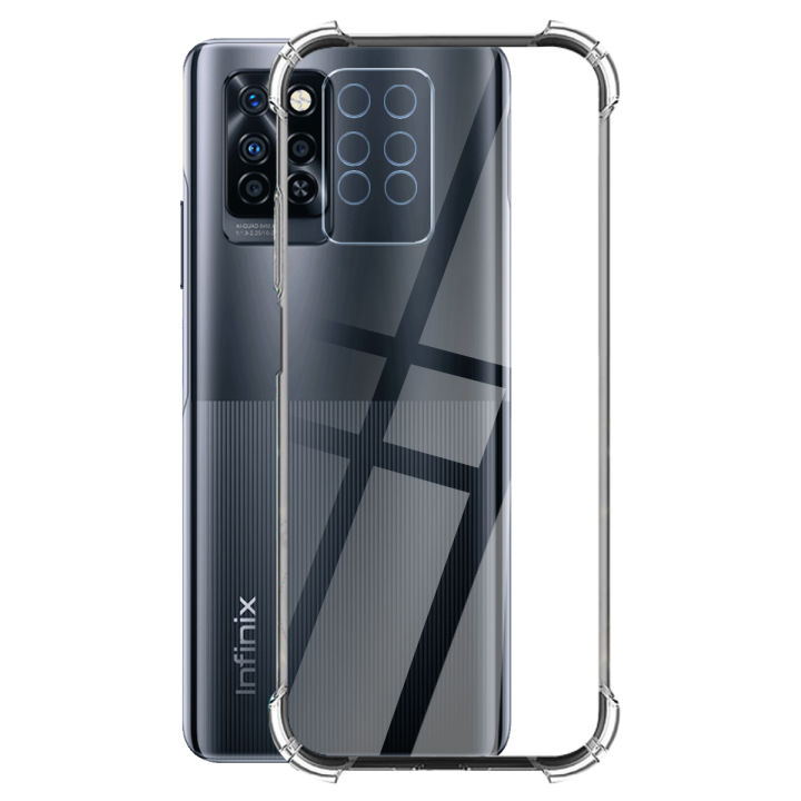 Infinix Note 10 Pro Transparent Soft Shockproof Jelly Back Cover