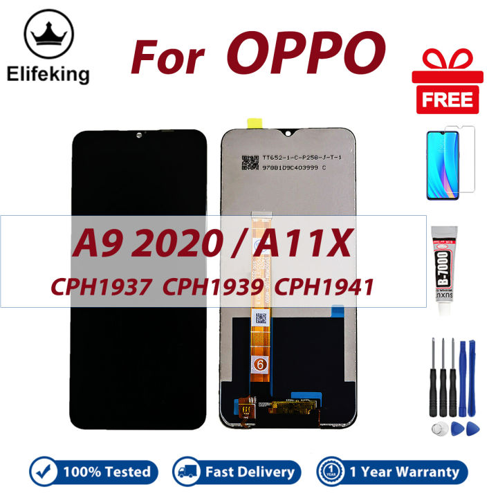 LCD For OPPO A9 2020 A11X Display Touch Screen Digitizer Assembly Replacement Parts CPH1937 CPH1939 CPH1941