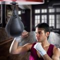 Professional Sandbags Punch Bag Speedbag Training Speed Ball Fitness Boxing Speed Bag Accessory,Black. 