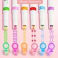 6 pcs Curve pen flower-shaped outline pen quick-drying highlighter color pen marker pen Drawing Pen Reusable Outline Pen Markers Pen Curve Highlighter Pens. 
