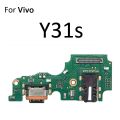 USB Charging Charger Dock Port Board With Microphone Mic Flex Cable Parts For Vivo Y33T Y33s Y31 Y30 4G Y30g Y30i. 