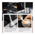 Coffee Machine 20 Bar Espresso Semi Automatic Expresso Cappuccino Hot Water Steam Temperature Display H5. 
