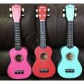 Monterey 21 inch Soprano Ukulele Matte Finish 21" Ukulele. 