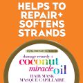 OGX Extra Strength Damage Remedy + Coconut Miracle Oil Hair Mask, Extra Hydrating & Softening Anti-Frizz Treatment to Help Repair Hair, Paraben-Free, Sulfated-Surfactants Free, 6 oz. 