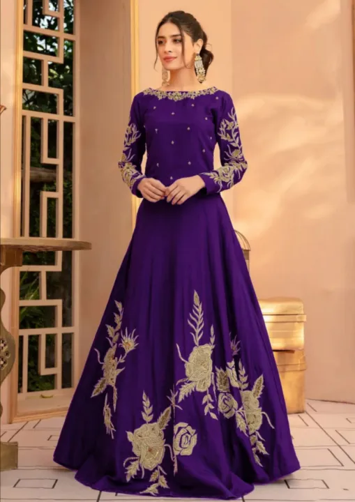 Heavy%20Embroidery%20Maxi%20Dress%20for%20Women%20%7C%20Embroidered%20Neckline,%20Sleeves%20&%20Bottom%20%7C%20Fancy%20Party%20Wear%20-%20Image%202