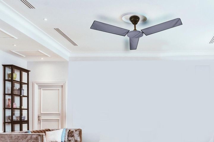 Ceiling%20Fan%20Covers%20with%20Motor%20Cover%20Grey/Black%204%20Pcs%20fan%20cover%20Washable%20&%20Dustproof%20-%20Image%202