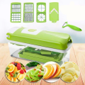12 PCs Nicer Dicer & Slicer - Genius Chopper Nicer Dicer - Speedy Chopper Nicer Dicer Plus Fruit & Vegetable Peeler - Multi-function Manual Vegetable Chopper & Salad Cutter - Food Processors - Home Appliances - Graters, Peelers & Slicers Small Kitchen. 
