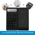 Scientific Calculator 10-Digit LCD Display Eneering Calculator with Writing Tablet for High School and College. 