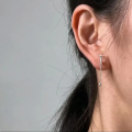 Personalized Creative Faucet Earrings Kpop Accessory Chain Water Drop Design Tassel Earrings Pendant Ear Jewelry for Stylish. 