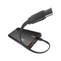 Zero® Lumin L-100 Power Bank 10000mAh 22.5W Fast Charging PowerBank | QC 3.0 Powerbank | USB-C Input/Output Powerbank  | Built-in Cable Powerbank | Aluminum Body Powerbank | Portable Powerbank  | Fast Charge Power Bank for Android & IOS. 