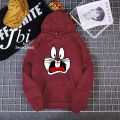 Winter Fashion Printed Fleece Full Sleeves Pull Over Hoodie For Women & Girls. 
