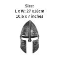 Adult Plastic Spartan Knight Helmet Sparta Mask Ancient Greek Roman Warrior Mask Halloween Cosplay Costume Performance Prop. 