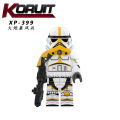 8pcs/set Star Wars Building Blocks Imperial Stormtrooper Luke Skywalker Boba Fett Figures Mini Building Bricks Galactic Marines Star Model For Children Kids Gift Toys KT1052. 