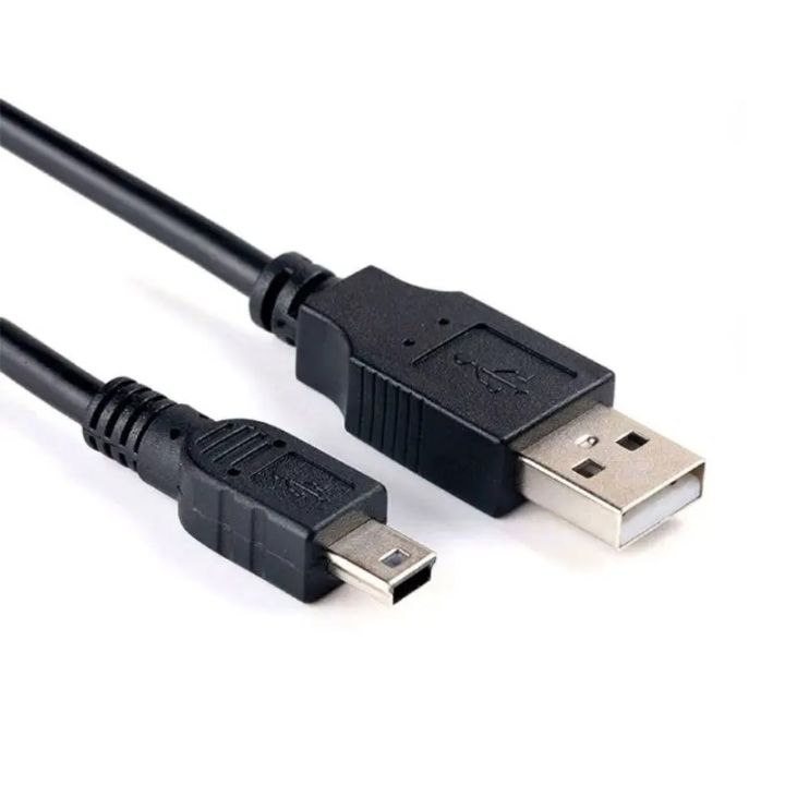 USB%202.0%20A%20to%20Mini%20B%205-Pin%20Data%20Sync%20Cable%20Black%20-%20Image%208